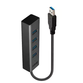 Hub USB LINDY 43324 Noir de LINDY, Hubs de réseau - Réf : S7791476, Prix : 20,04 €, Remise : %