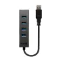 Hub USB LINDY 43324 Noir de LINDY, Hubs de réseau - Réf : S7791476, Prix : 18,77 €, Remise : %