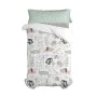 Fitted bottom sheet HappyFriday Best buddies Multicolour 90 x 200 x 32 cm by HappyFriday, Sheets and pillowcases - Ref: D1629...