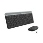 Teclado e Rato Logitech 920-009198 Preto Cinzento Qwerty espanhol de Logitech, Packs de teclado e rato - Ref: S7802171, Preço...