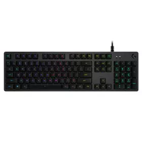 Clavier Logitech G512 Noir Espagnol Qwerty de Logitech, Claviers - Réf : S7802816, Prix : 121,96 €, Remise : %