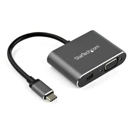 Adaptador USB C a VGA/MiniDisplayPort Startech CDP2MDPVGA   Gris de Startech, Adaptadores USB-VGA - Ref: S7803878, Precio: 61...