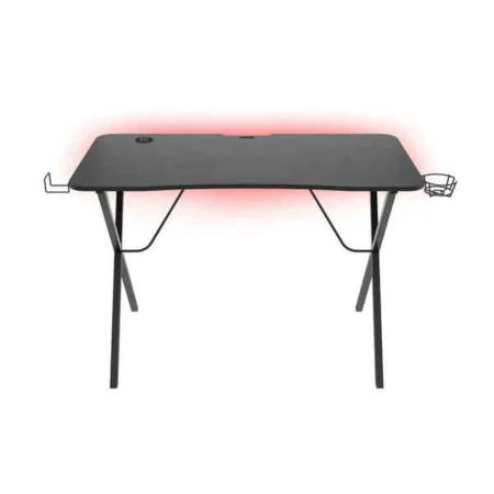 Desk Gaming Genesis Holm 200 RGB Black Steel MDF Wood by Genesis, Computer desks and tables - Ref: S7803908, Price: 93,88 €, ...