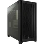 Caixa Semitorre ATX Corsair 4000D Airflow Preto de Corsair, Caixas para computador de secretária - Ref: S7804769, Preço: 103,...