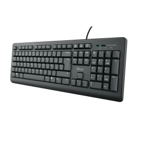 Tastatur Trust Taro Schwarz Qwerty Spanisch von Trust, Tastaturen - Ref: S7805401, Preis: 21,90 €, Rabatt: %