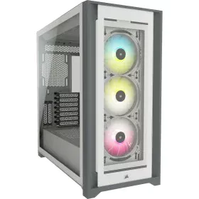 Caixa Semitorre ATX Corsair iCUE 5000X RGB Branco de Corsair, Caixas para computador de secretária - Ref: S7806297, Preço: 21...