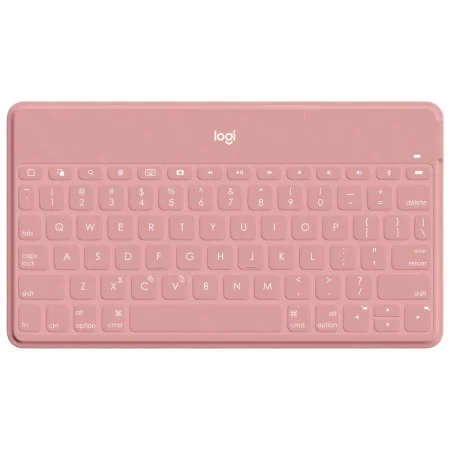 Clavier Logitech Keys-To-Go Rose Espagnol Qwerty de Logitech, Claviers - Réf : S7807603, Prix : 83,14 €, Remise : %