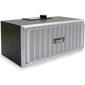 Altoparlante Bluetooth Portatile Cool Retro Argentato 20 W di Cool, Altoparlanti portatili e altoparlanti con porta Dock - Ri...