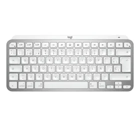 Clavier Logitech 920-010523 Blanc Gris Argenté Espagnol Qwerty de Logitech, Claviers - Réf : S7809049, Prix : 112,40 €, Remis...