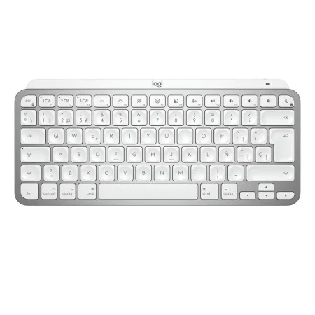 Tastiera Logitech 920-010523 Bianco Grigio Argentato Qwerty in Spagnolo di Logitech, Tastiere - Rif: S7809049, Prezzo: 112,40...