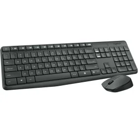 Keyboard and Wireless Mouse Logitech MK235 Black Portuguese by Logitech, Keyboard & Mouse Sets - Ref: S7811309, Price: 39,99 ...