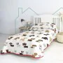 Bedspread (quilt) HappyFriday Multicolour Single Dog by HappyFriday, Blankets and bedcovers - Ref: D1629863, Price: 68,27 €, ...