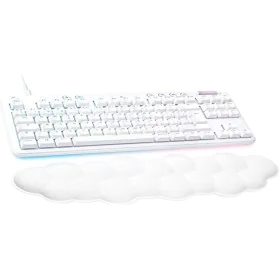 Clavier Logitech G713 Blanc Espagnol Qwerty de Logitech, Claviers - Réf : S7812794, Prix : 166,12 €, Remise : %