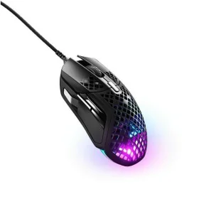 Mouse SteelSeries Aerox 5 Black Gaming LED Lights With cable by SteelSeries, Mice - Ref: S7812856, Price: 86,55 €, Discount: %