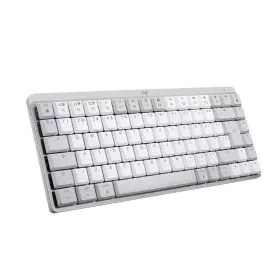 Clavier sans fil Logitech MX Mini Mechanical for Mac Blanc Blanc/Gris Qwerty US (1 Unités) de Logitech, Claviers - Réf : S781...