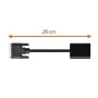 Adaptador DVI-D a VGA PcCom Essential Negro 25 cm de PcCom, Cables DVI - Ref: S7813355, Precio: 19,59 €, Descuento: %