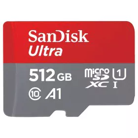 Cartão de Memória Micro SD com Adaptador SanDisk Ultra 512 GB de SanDisk, Cartões de memória - Ref: S7814982, Preço: 75,54 €,...