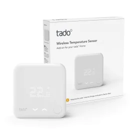 Thermostat Tado V3P-WTS01-TC-ML Blanc de tado, Thermostats et accessoires - Réf : S7816053, Prix : 99,04 €, Remise : %