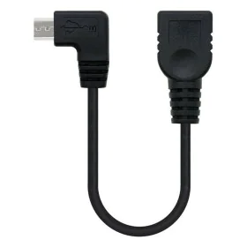 Cavo USB 2.0 A con USB B NANOCABLE CABLE USB 2.0 OTG ACODADO, TIPO MICRO B/M-A/H, NEGRO, 15 CM 15 cm Nero Maschio/Femmina di ...