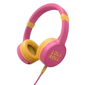 Headphones with Microphone Energy Sistem Lol&Roll Pop Kids Pink by Energy Sistem, Headphones and hands-free - Ref: S7816693, ...