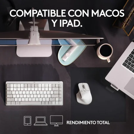 Ratón Inalámbrico Logitech MX Master 3S for Mac 8000 dpi Blanco de Logitech, Ratones - Ref: S7816840, Precio: 120,27 €, Descu...