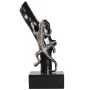 Figura Decorativa Alexandra House Living Negro Plateado Metal Madera de mango Lagarto 17 x 32 x 13 cm de Alexandra House Livi...