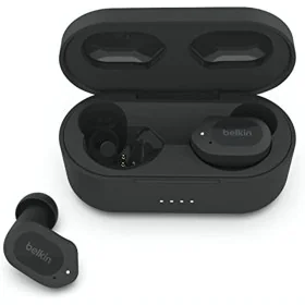 Casques Sans Fil Belkin AUC005btBK Noir de Belkin, Écouteurs et accessoires - Réf : S7817114, Prix : 45,29 €, Remise : %