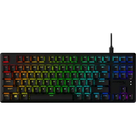 Clavier Hyperx 639N7AA Espagnol Qwerty Noir de Hyperx, Claviers - Réf : S7817336, Prix : 143,30 €, Remise : %