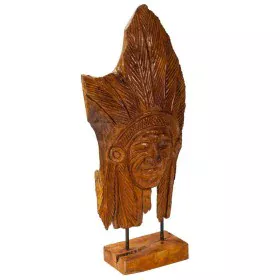 Figura Decorativa Alexandra House Living Natural madera de teca Indio 13 x 60 x 30 cm de Alexandra House Living, Coleccionabl...