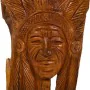 Decorative Figure Alexandra House Living Natural Teak Indian Man 13 x 60 x 30 cm by Alexandra House Living, Collectables - Re...