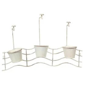 Plant pot for Railings Alexandra House Living White Iron 23 x 69 x 95 cm by Alexandra House Living, Cachepots - Ref: D1629921...