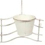 Vaso per ringhiera Alexandra House Living Bianco Ferro 23 x 69 x 95 cm di Alexandra House Living, Cachepot - Rif: D1629921, P...