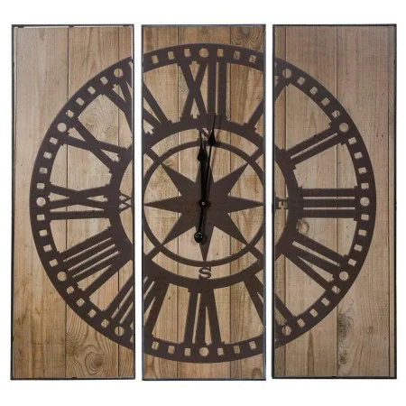 Wall Clock Alexandra House Living Black Iron MDF Wood 90 x 2 x 90 cm by Alexandra House Living, Wall Clocks - Ref: D1629925, ...