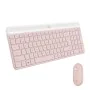 Tastatur mit Maus Logitech MK470 Slim Combo Rosa Qwerty Spanisch von Logitech, Tastatur-Maus-Sets - Ref: S7820521, Preis: 61,...