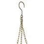 Hanging Planter Alexandra House Living Golden Iron 33 x 122 x 33 cm by Alexandra House Living, Hanging Planters & Baskets - R...