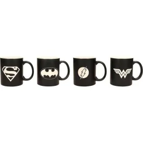 Juego de Tazas SD Toys Universo DC Negro (4 Piezas) de SD Toys, Tazas - Ref: S7823694, Precio: 35,59 €, Descuento: %