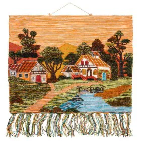 Tapestry Alexandra House Living Jute 100 x 80 cm rural by Alexandra House Living, Tapestries - Ref: D1629975, Price: 53,46 €,...