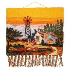 Tapestry Alexandra House Living Jute 100 x 80 cm rural by Alexandra House Living, Tapestries - Ref: D1629976, Price: 48,96 €,...