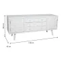 Multipurpose Chest of Drawers Alexandra House Living White Fir wood MDF Wood 43 x 58 x 136 cm by Alexandra House Living, Ches...