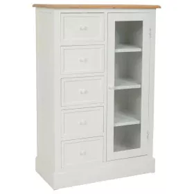 Cassettiera Alexandra House Living Bianco Naturale Legno di paulownia Legno MDF 35 x 110 x 72 cm di Alexandra House Living, C...