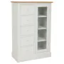 Schubladenschrank Alexandra House Living Weiß natürlich Paulonia-Holz Holz MDF 35 x 110 x 72 cm von Alexandra House Living, K...