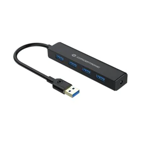 USB Hub Conceptronic C4PUSB3 Black by Conceptronic, USB hubs - Ref: S7825471, Price: 23,07 €, Discount: %