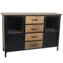 Anrichte Alexandra House Living Schwarz natürlich Metall Tannenholz 34 x 82 x 120 cm von Alexandra House Living, Buffets - Re...