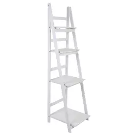 Scaffale Alexandra House Living Bianco Legno di paulownia Legno MDF 38 x 150 x 41 cm Scala di Alexandra House Living, Scaffal...