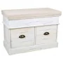 Storage chest with seat Alexandra House Living White Paolownia wood MDF Wood 35 x 50 x 70 cm by Alexandra House Living, Chair...