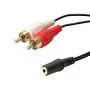 Audio Jack (3.5mm) to 2 RCA Cable PcCom by PcCom, Cables - Ref: S7827367, Price: 6,79 €, Discount: %