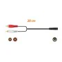 Audio Jack (3.5mm) to 2 RCA Cable PcCom by PcCom, Cables - Ref: S7827367, Price: 6,79 €, Discount: %