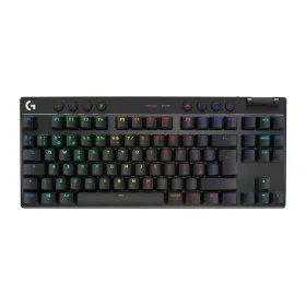 Clavier Logitech G PRO X TKL LIGHTSPEED Espagnol Qwerty Noir de Logitech, Claviers - Réf : S7827455, Prix : 213,29 €, Remise : %