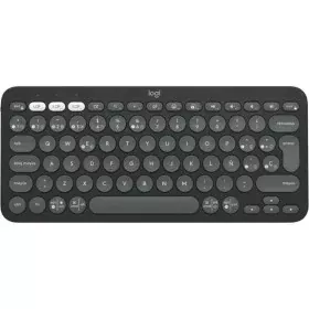 Teclado Inalámbrico Logitech Pebble Keys 2 K380s Qwerty Español Negro Gris Grafito de Logitech, Teclados - Ref: S7827665, Pre...