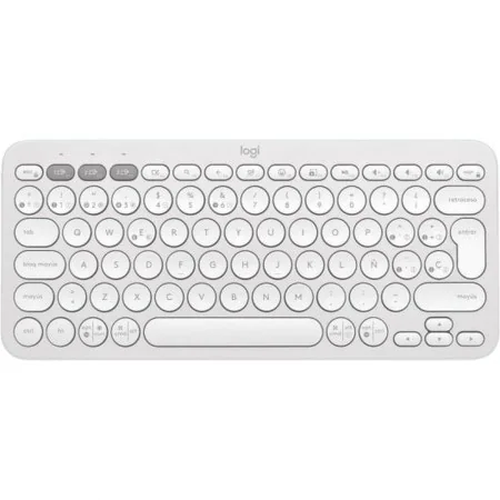 Clavier sans fil Logitech Pebble Keys 2 K380s Espagnol Qwerty Blanc de Logitech, Claviers - Réf : S7827666, Prix : 56,85 €, R...